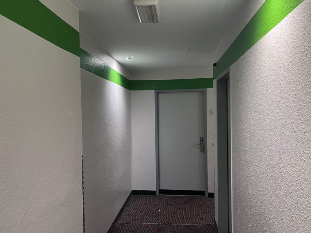 wände mit farbe malerarbeiten