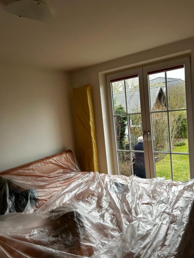schlafzimmer malerarbeiten