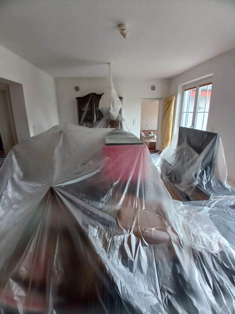 wohnzimmer abdecken