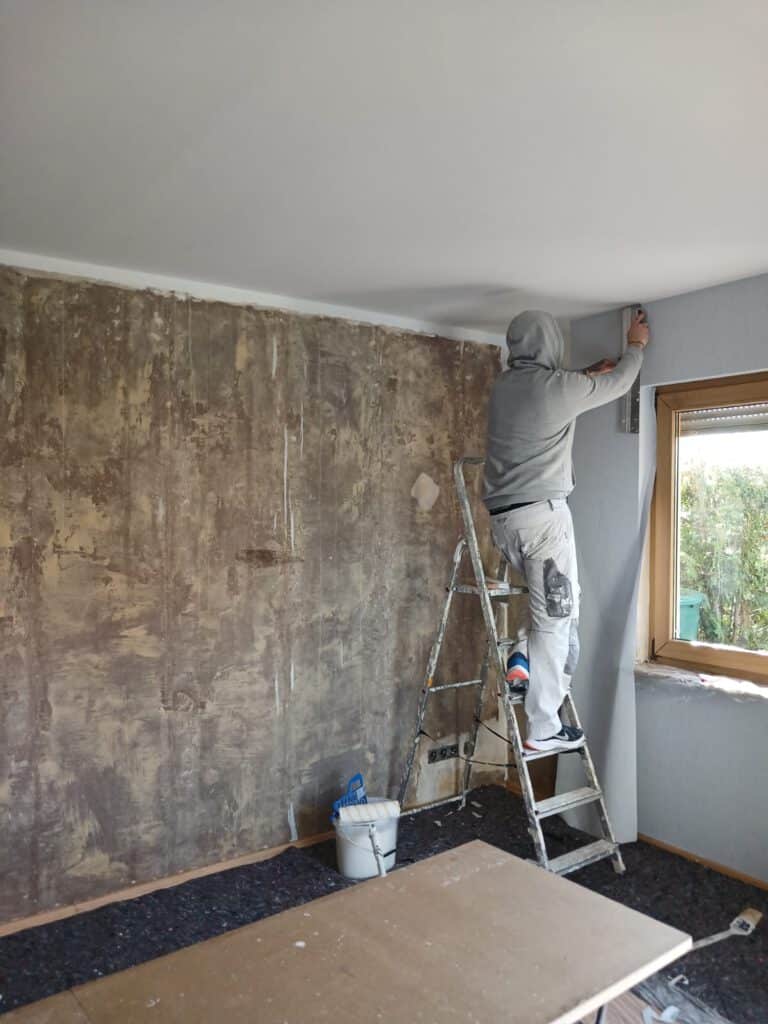 neue tapete auflegen