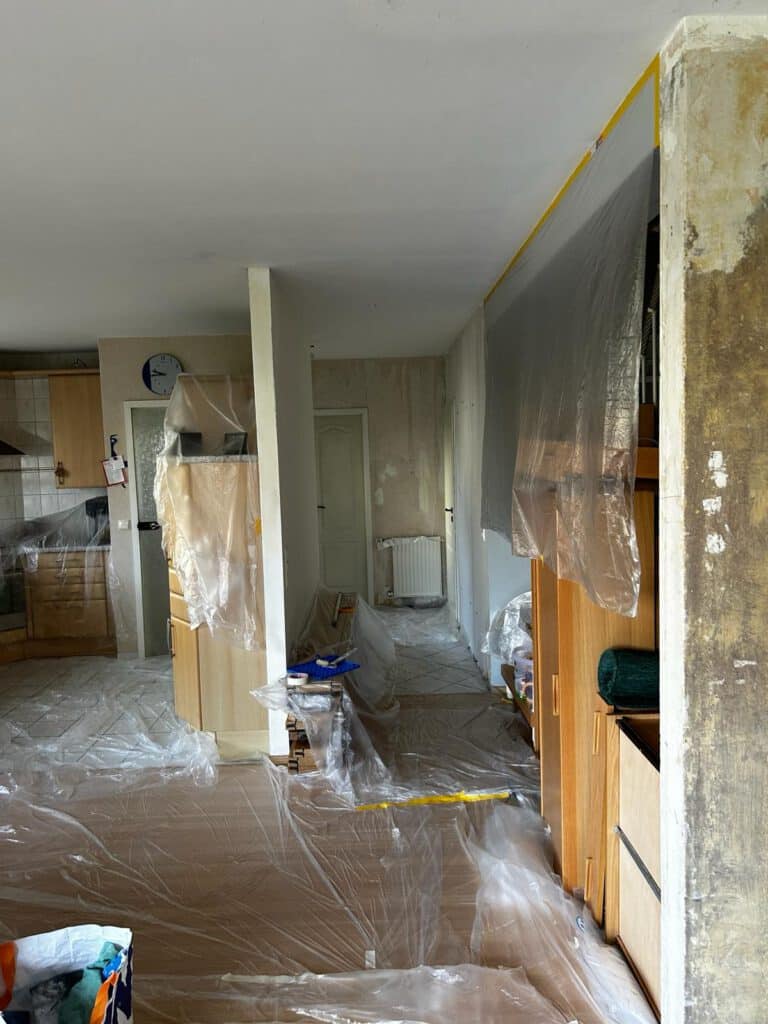 wohnung abkleben