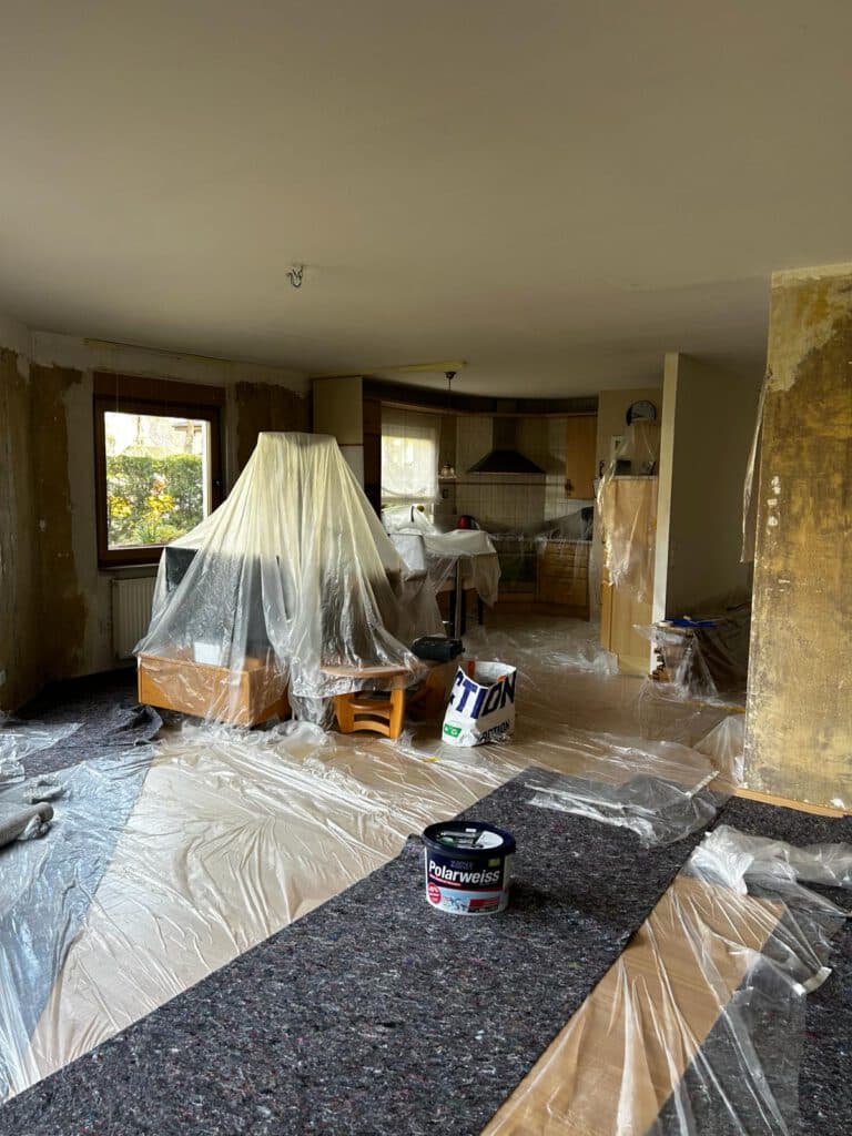 wohnung streichen