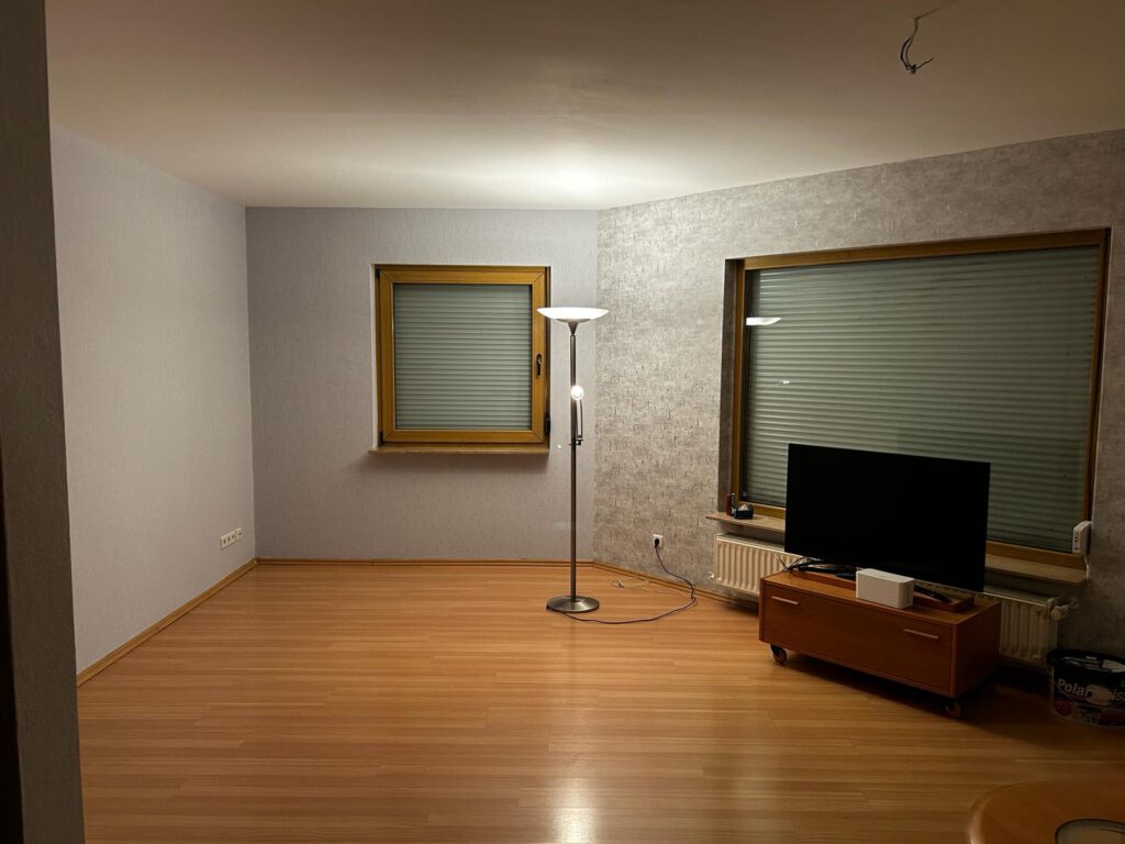 wohnzimmer malerarbeiten